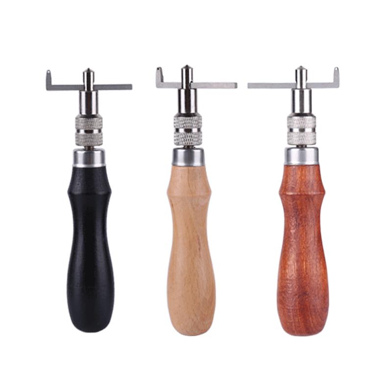 Groover Stitching Tool - 조절 가능한 가죽 가장자리 스티칭 홈