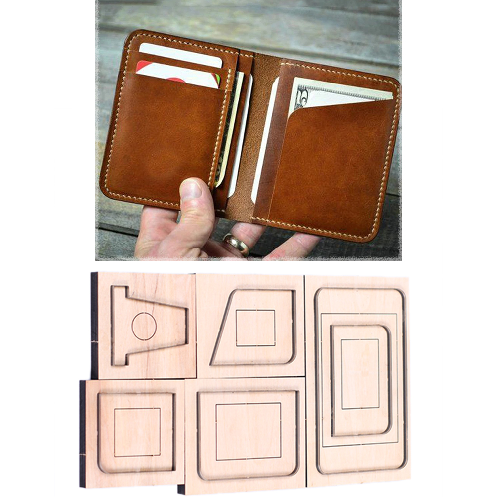 Leatherwork Machine - DIY 가죽 공예용 간단한 카드 홀더,