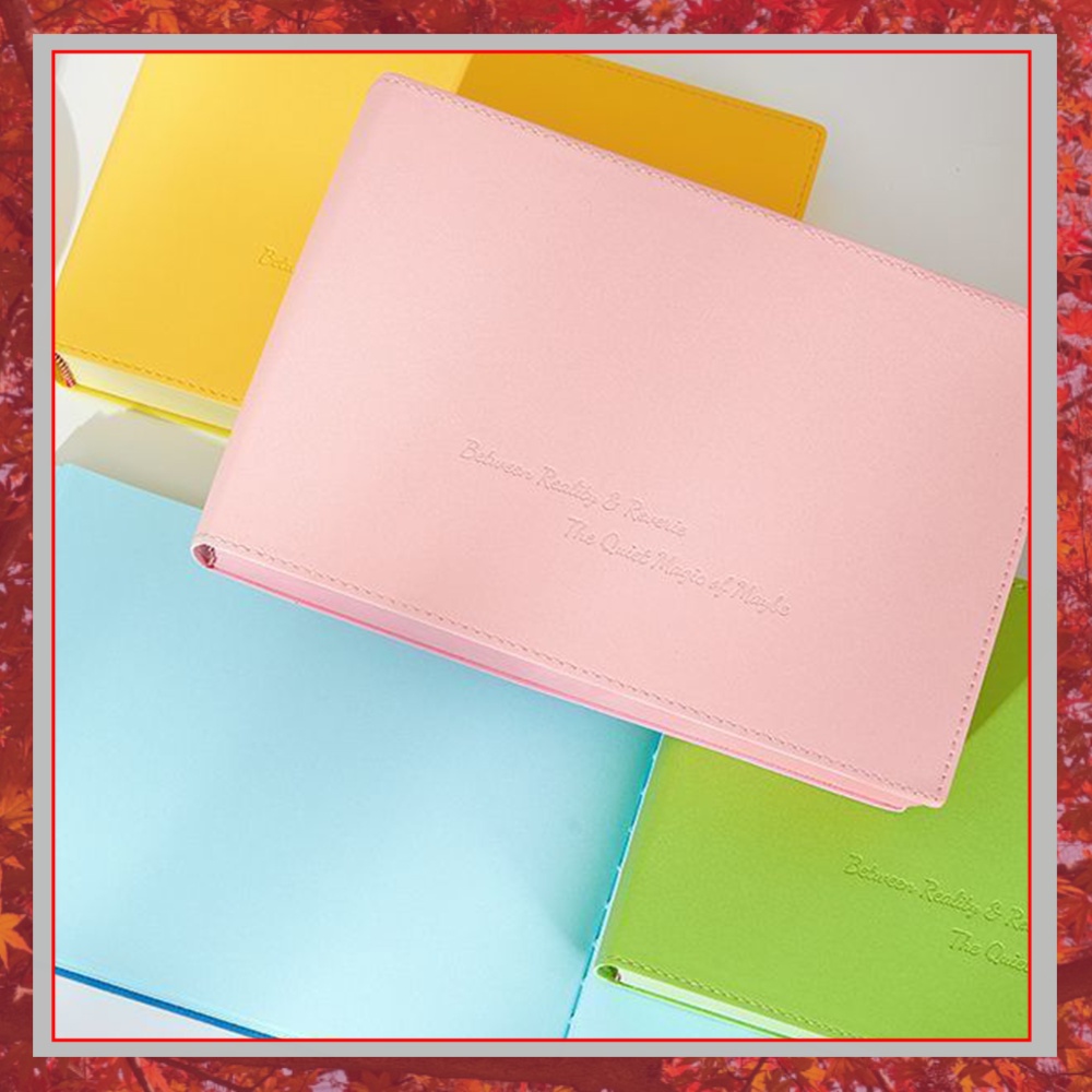 Leather Work Diary Covers - 두꺼운 컬러 브릭 노트, 720페이지의 단색