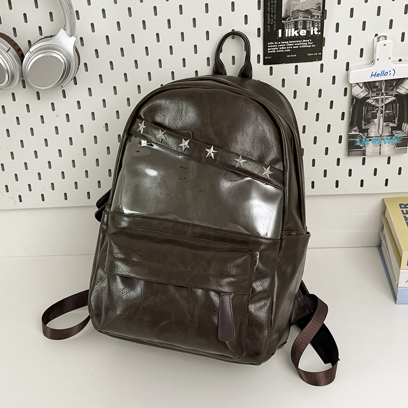 여성용 및 남성용 PU 가죽 백팩, 여행용, 등산용,  - Leather Work Rucksack Mens 리뷰 및 가격