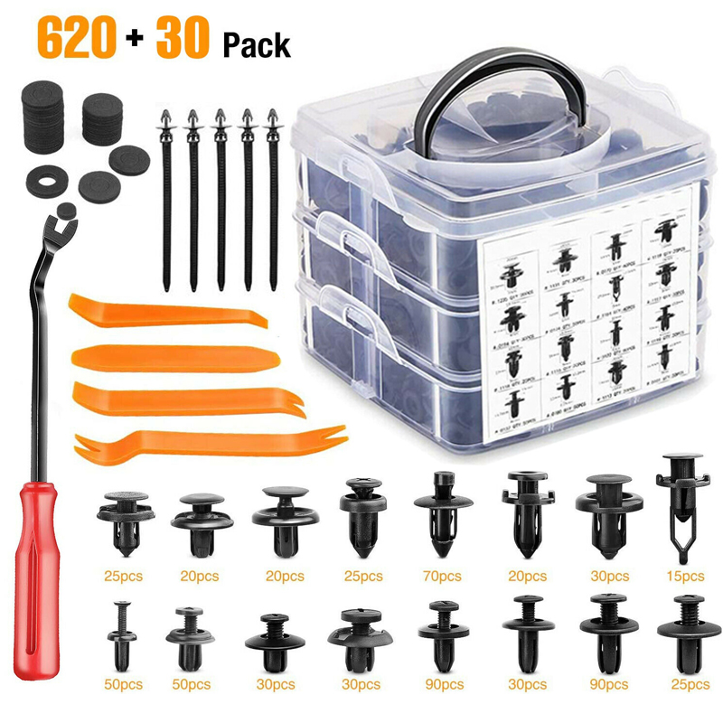 혼합 크기 자동차 플라스틱 리테이너 클립 자동차 펜더  - Rivet Setter Tool 리뷰 및 가격